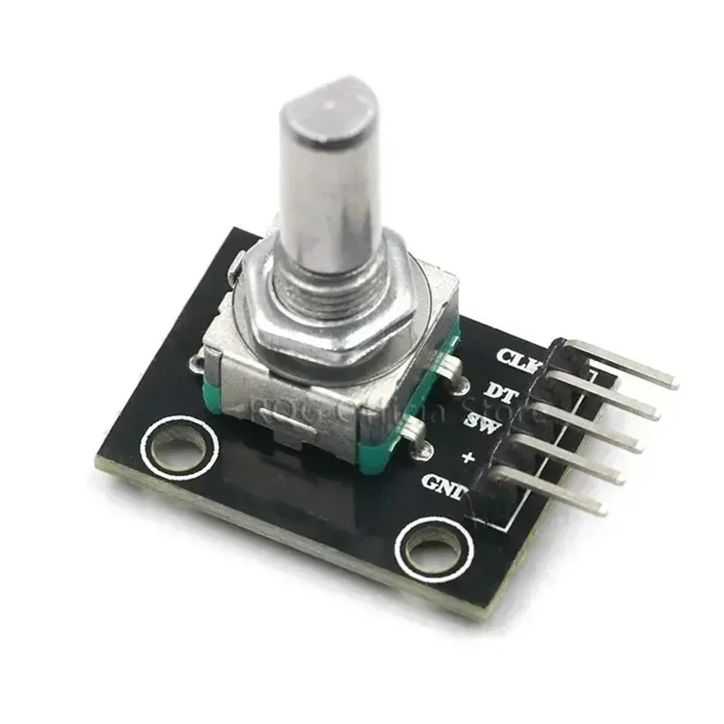 KY-040 360 Degrees Rotary Encoder Module Brick Sensor Switch Development Board For Arduino With Pins Half Shaft