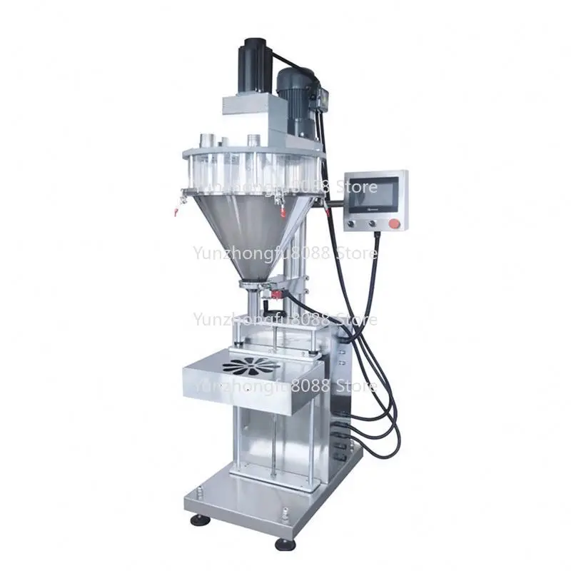 Vertical auger sugar powder filling machine drying spicy seasoning powder dispenser