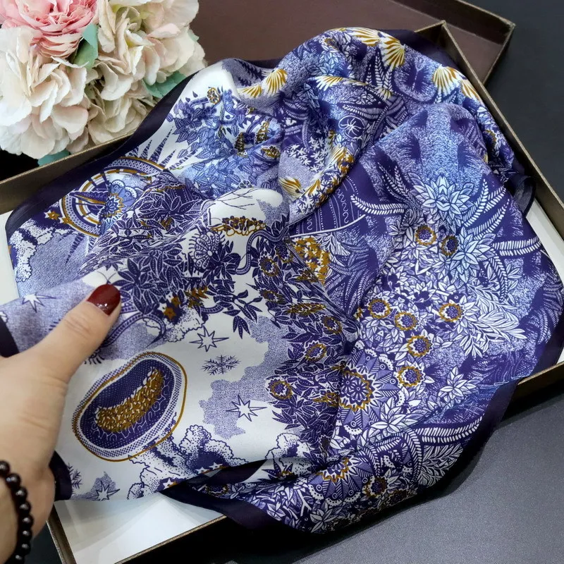 53cm-silk-scarf-12mm-women-square-bandanas-small-silk-shawl-hair-neck-hand-accessories-women-foulard-femme-53cm-breadfruit-tree