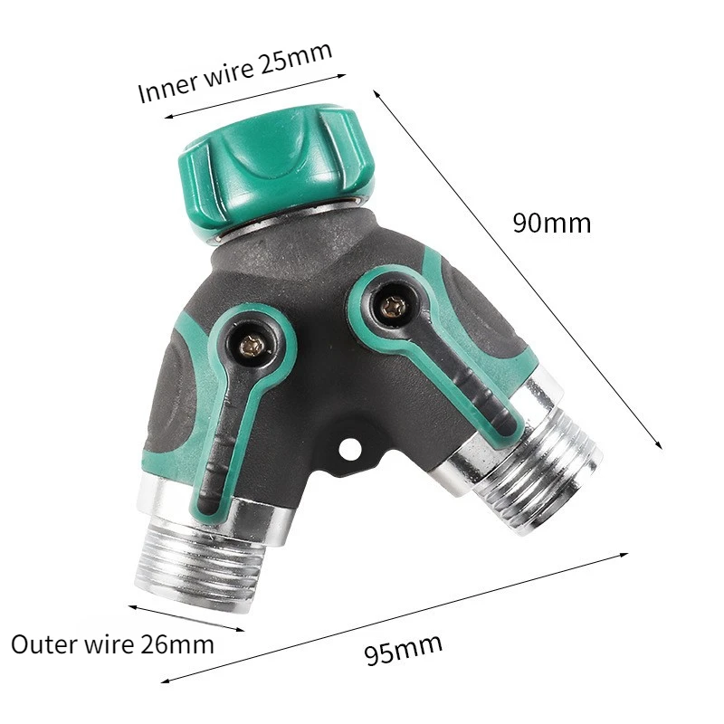 Hose  Garden Hose Splitter Faucet Splitter Outdoor Faucet Splitter y Adapter for Water Hose Water Spigot