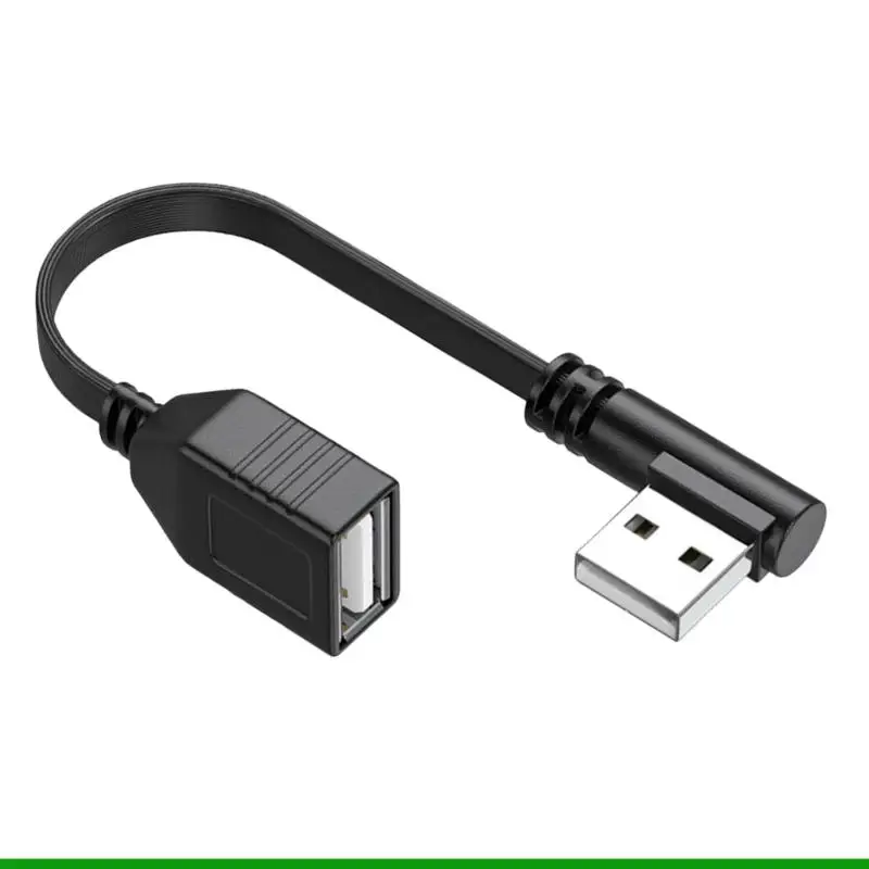 U55C USB2.0 Right Angled Male To Female Cable for Webcam Camera Phone Mouse Keyboard Printer Hard Drive USB Extension