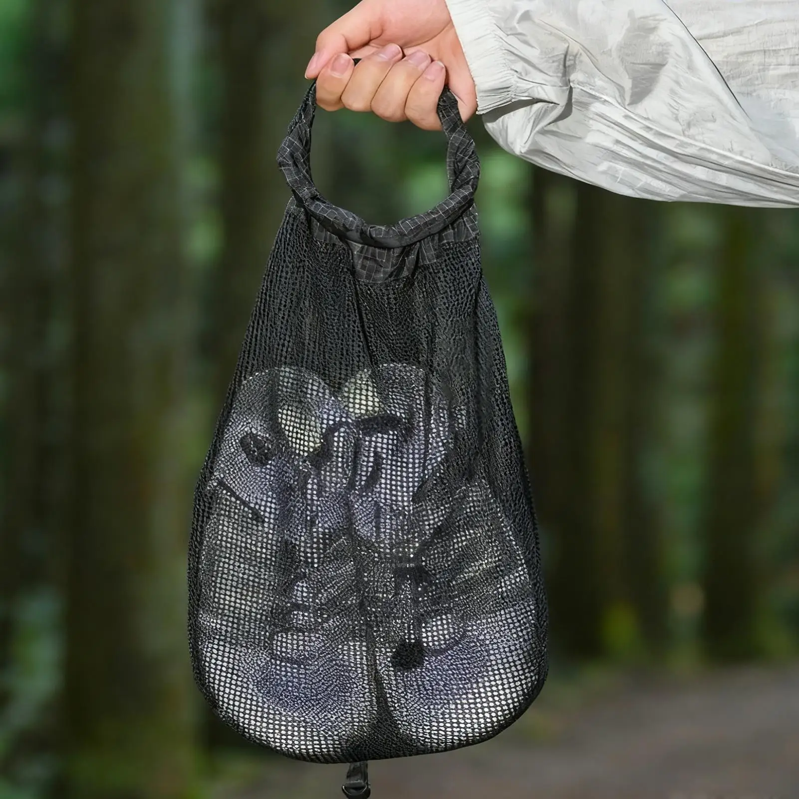 NEW Breathable Mesh Shoe Bag Large Capacity Travel Shoe Pouch For Packing, Vacation Cruise Airplane Beach & Camping