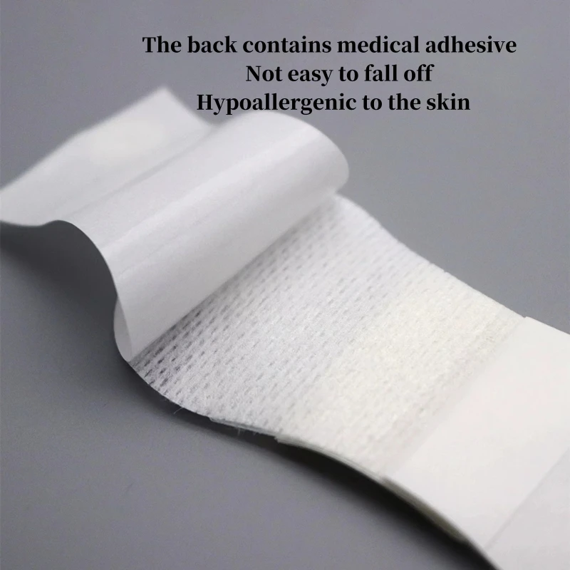 Medical Drainage Catheter Fixed Adhesive Patch Skin Surface Fixation Device Breathable Non-woven Tape Sterile Individual Packing