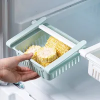 Kitchen Hanging Organizer Refrigerator Egg Fruit Storage Box Drawer Baskets Kitchen Accessories Fridge Organizer Shelf 4
