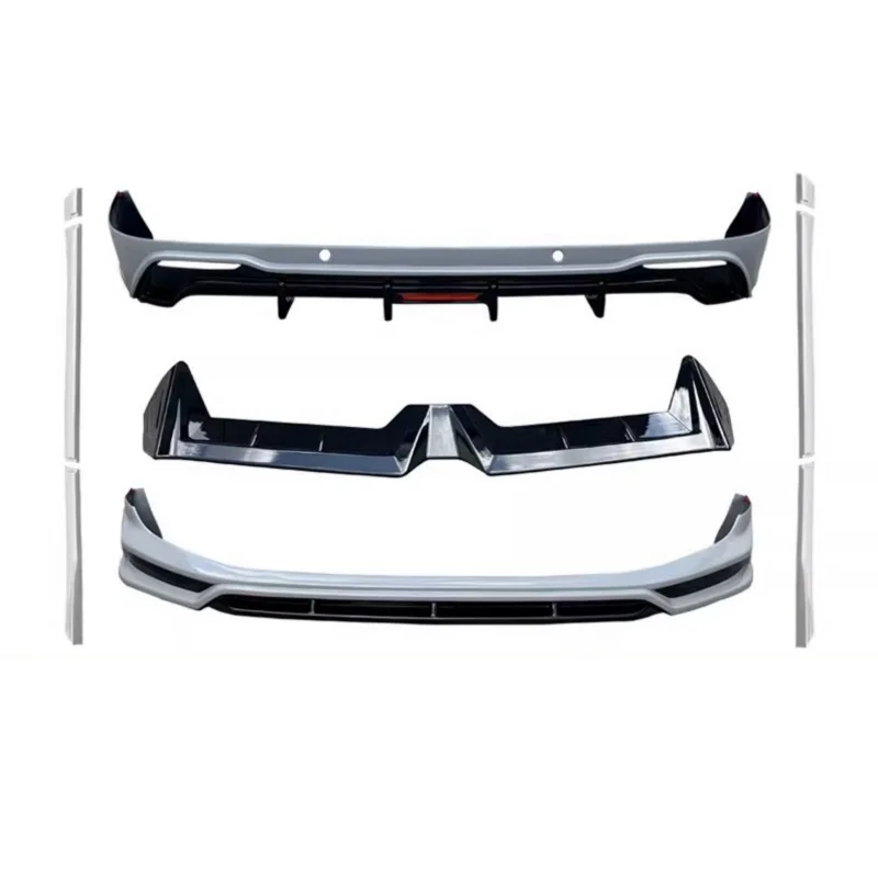 

For Leading Ideal L6 2024 2025 modified front rear lip side skirt tail wing gloss black auto accessories