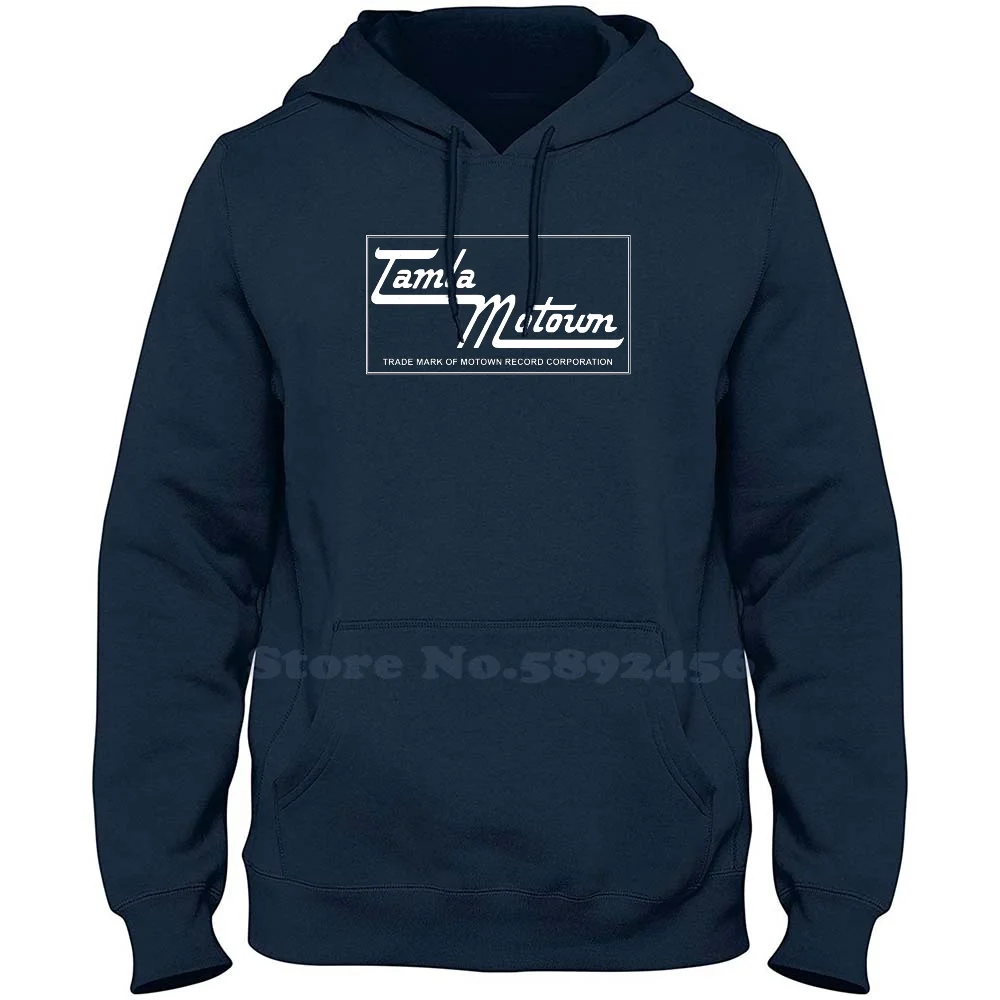 Tamla Motown Label 100% Pure Cotton Hoodie Tamla Motown Vinyl Records