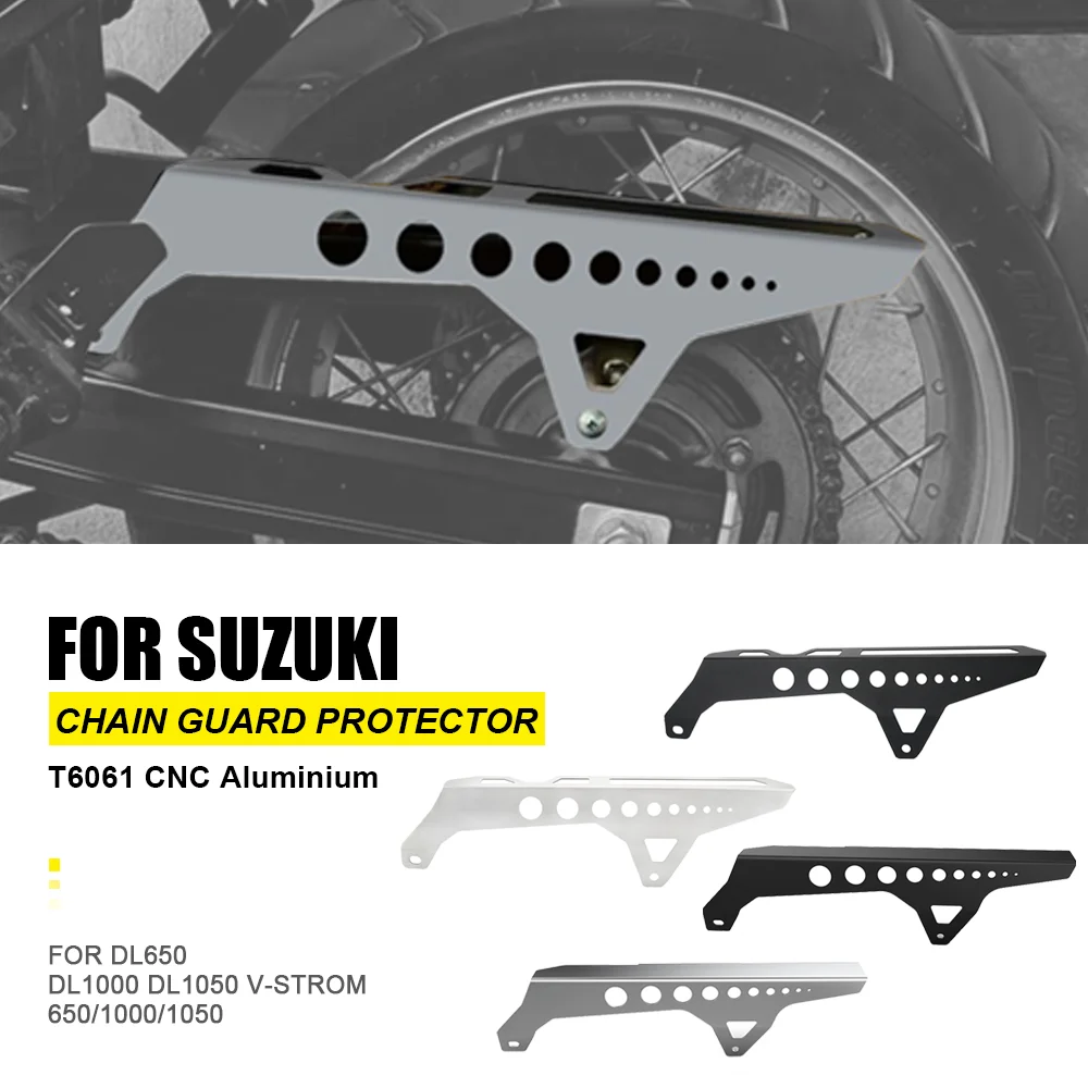 

FOR Suzuki DL650 DL1000 DL1050 V-Strom 650/1000/1050 Aluminum Sprocket Cover Motorcycle Chain Protector Guard SV1000N SV1000S