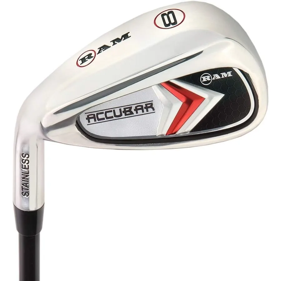 مجموعة حديد نوادي اليد اليسرى للرجال من Golf Accubar 6-7-8-9-PW مع هجين 24 و27 للاعبين في اليد اليمنى مكاوي عالية الأداء واي فاي