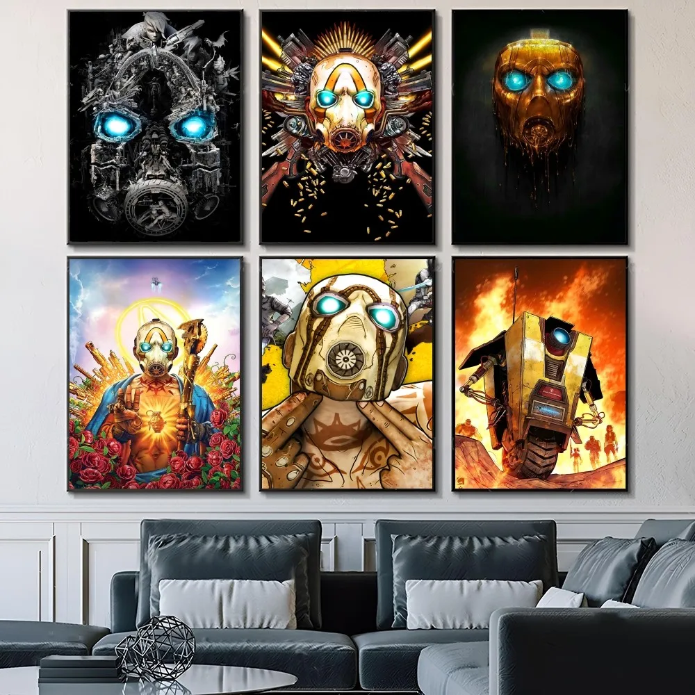 B-BORDERLANDS Poster Paper Print Home Living Room Bedroom Entrance Bar Cafe Art Painting Decoration