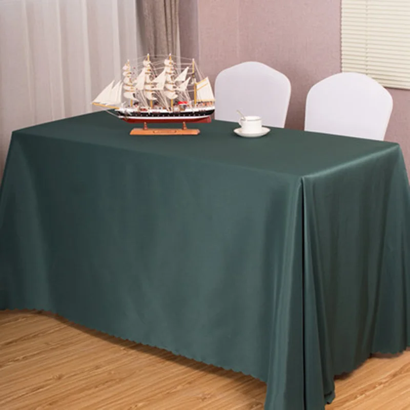 

10pcs Rectangular Tablecloths Hotel Banquet Wedding Table Cloth Party Home Decoration