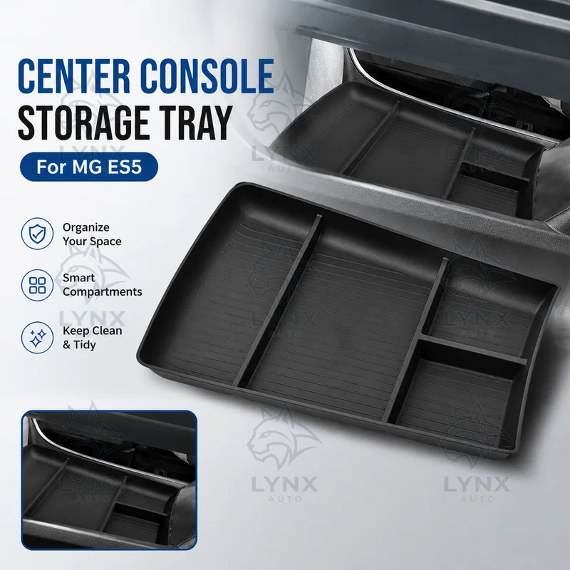 Fit for MG ES5 Center Console Lower Storage Box Organizer Tray Insert Car Interior Accessories Special Modification
