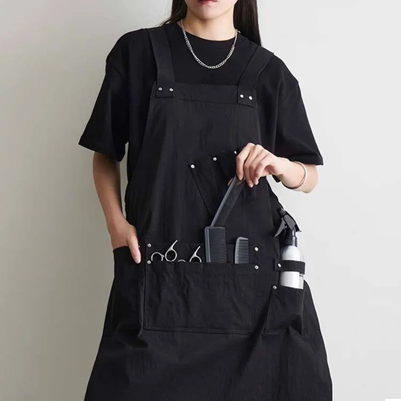 Salon Aprons Are Suitable for Man and Woman Stylists Makeup Artists Beauty Professionals Black Apron