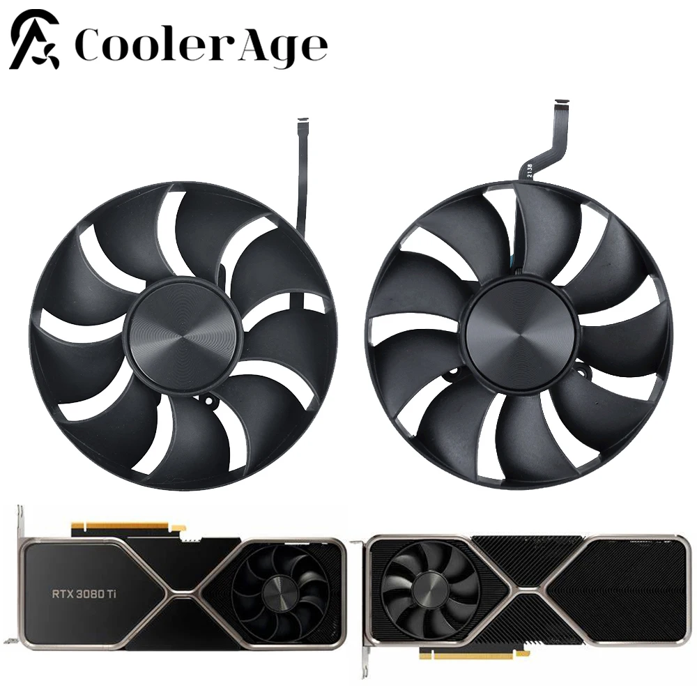 

Вентилятор для видеокарты NVIDIA GeForce RTX 3080 3080Ti 85 мм DAPC0815B2UP003 AFB0912HD-02 RTX3080 RTX3080Ti