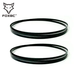 FOXBC-hojas de sierra de banda de carbono, 2 piezas, 2240mm, 6,35, 10, 13, ancho, 6, 14 TPI, para carpintería, METABO BAS 315/316/317/318