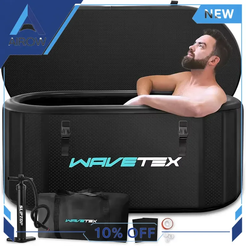 for Portable Ice Bath Tub Inflatable Cold Plunge Pool Recovery Therapy Fitness Athletes Home Gym Outdoor Use Durable