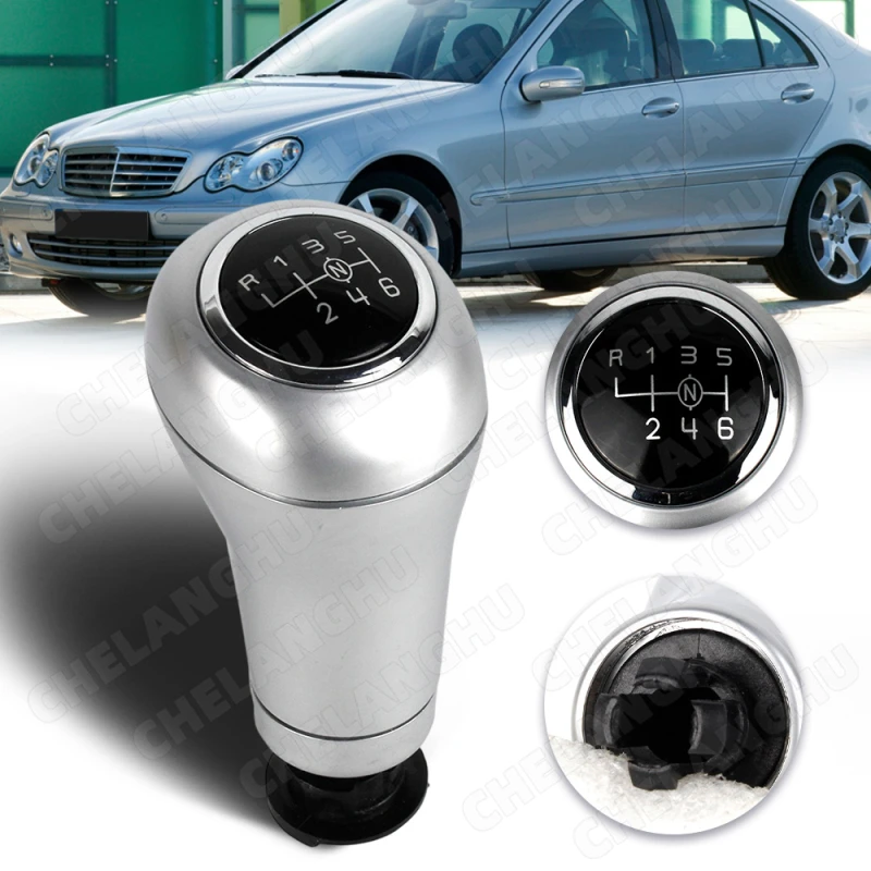 

6 Speed Handball For Benz W203 W204 Car Gear Stick Level Shift Knob Small Hole 8MM