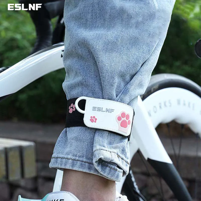 Bandas de alta elasticidad para ciclismo, correas de tobillo para piernas, pantalones de bicicleta, cinturón para pantalones de bicicleta