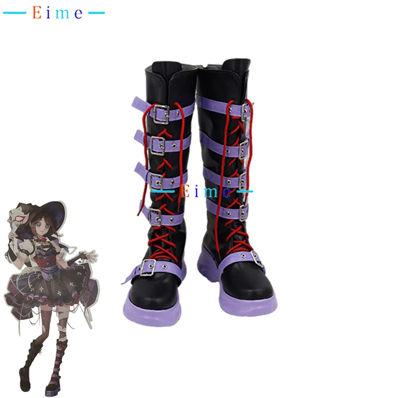 Identity V Gardener Emma Woods Cosplay Shoes Anime Cosplay Props PU Leather Shoes Big Size Halloween Carnival Boots Custom Made