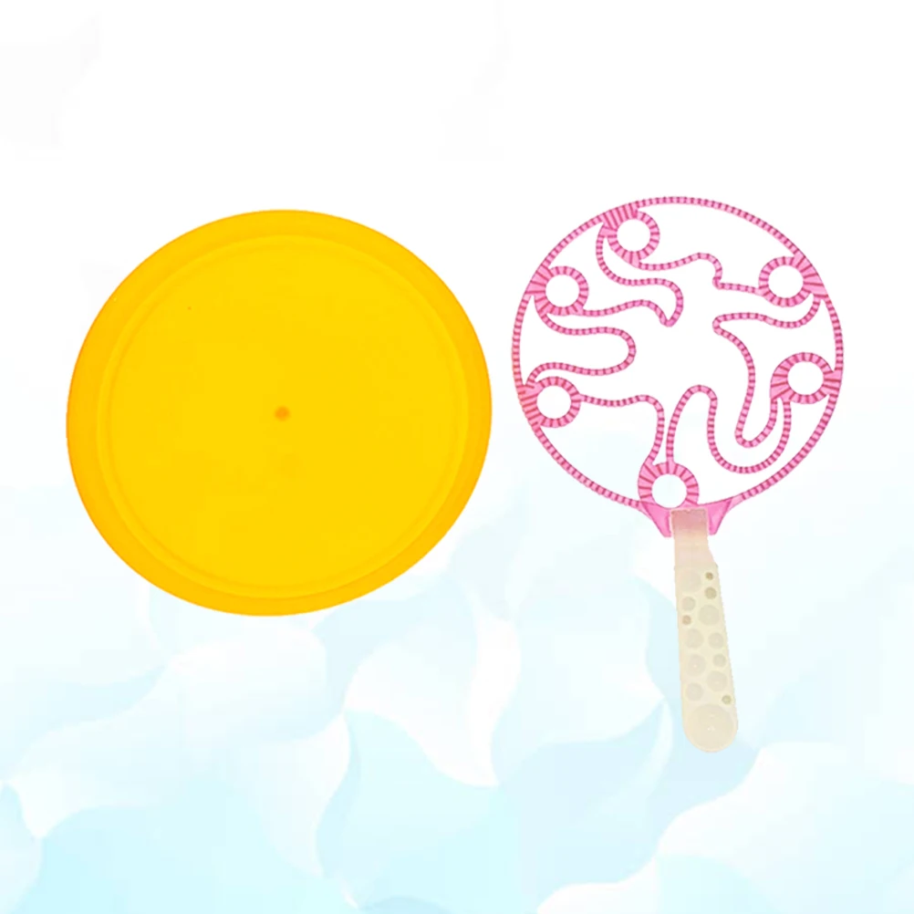 Wand Tool For Kids Large Bubble Set Outdoor Play Giant Bubble Maker Ring Cartoon Octopus Shape Soap Tool