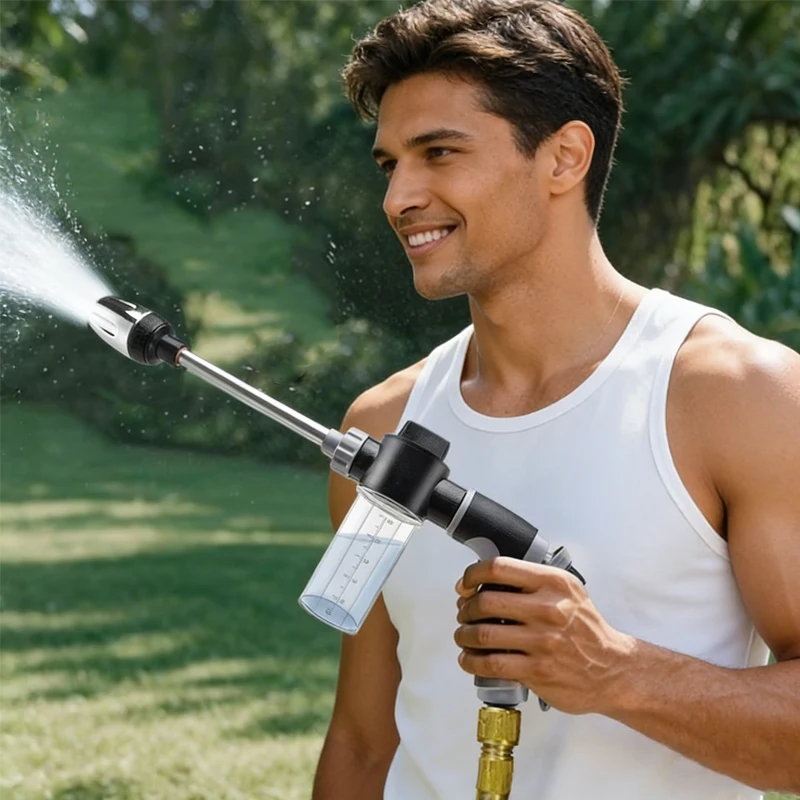 Hochdruck-Wasserpistole Gartenreinigung Gießbrause Autowaschzubehör Autowaschpistole