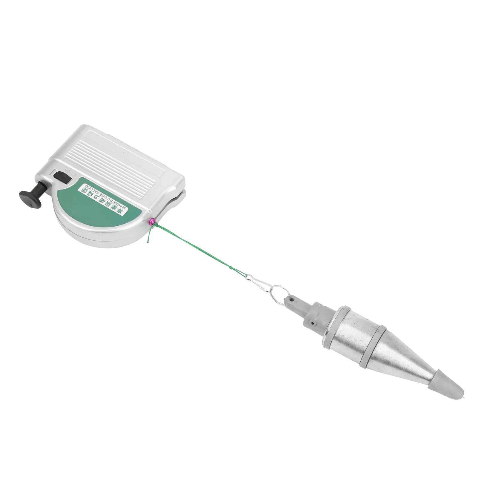 6meter Magnetic Hammer Line Magnetic Wire Hammer Line Drop Silver Alloy Steel Vertical Measurement Tool 6 Meters