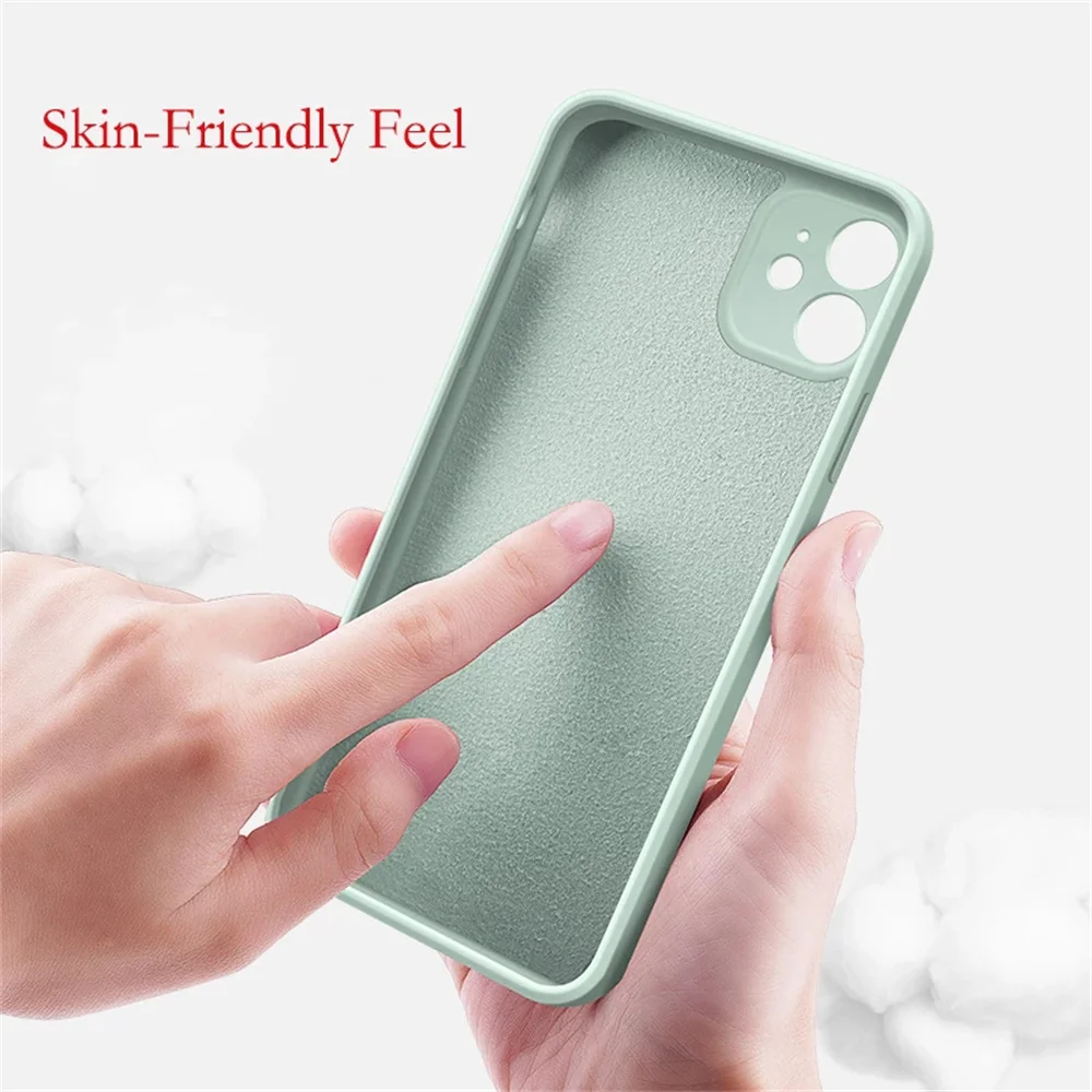 Liquid Silicone Case for Xiaomi Redmi Note 12 4G Soft Fundas Redmi Note12 4G Camera Protective Matte Basic Cover Caqas view 5