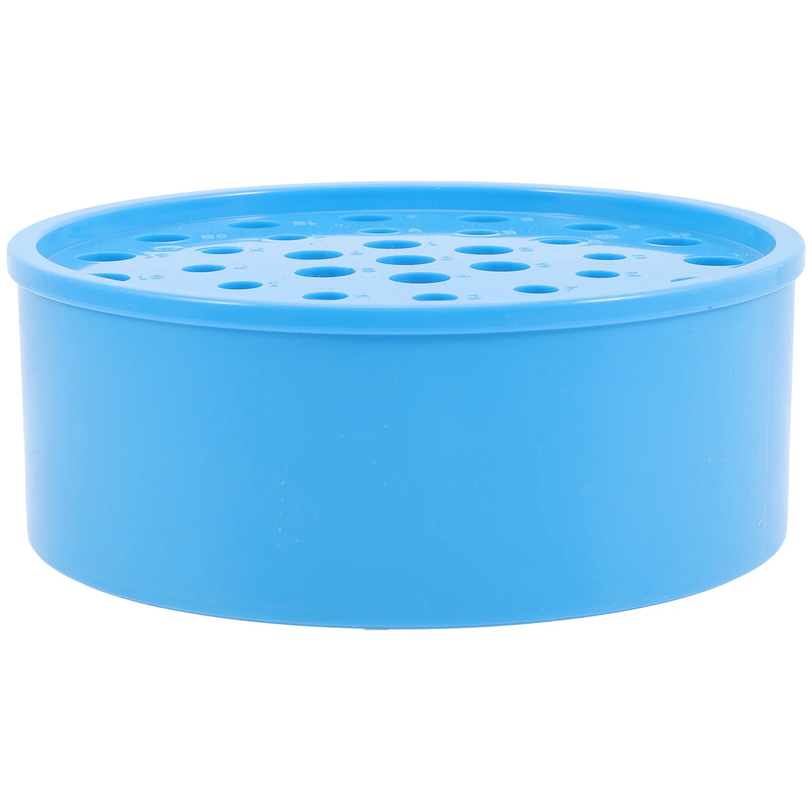 

Round Plastic Test Tube Holder Storage Rack for Laboratory Use Durable Low Temperature Ice Box Test Tube Holder