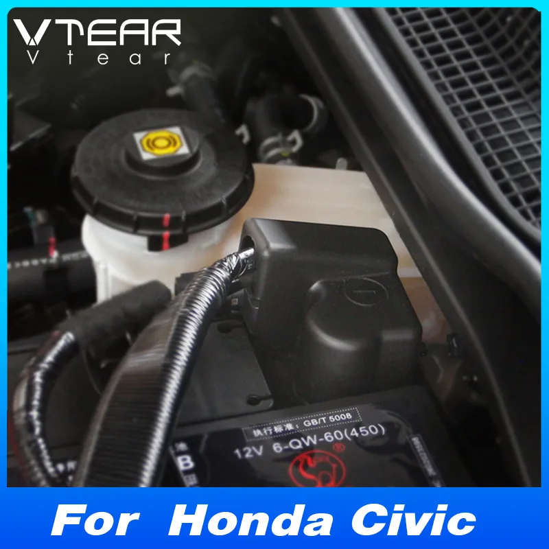 For Honda Civic 11th Gen 2022 2023 Accessories Car Engine Battery Protect Cover，Battery Negative Cap Interior Modification