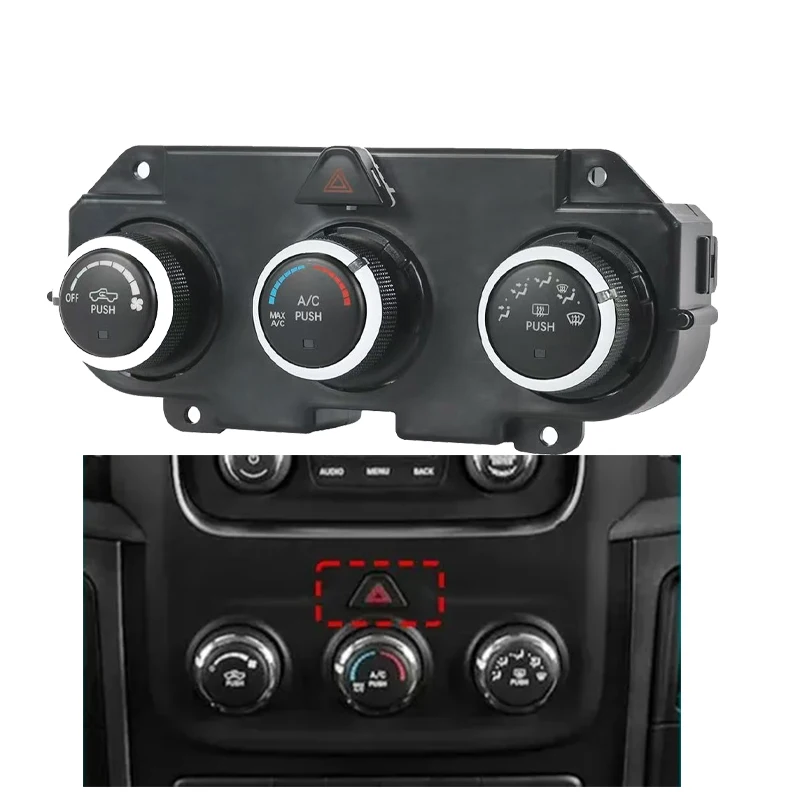

For Dodge Ram1500 2500 3500 2013-2018 air conditioning switch air conditioning control panel heating and cooling switch assembly