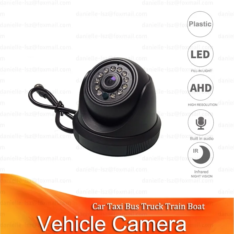 Лучшее качество AHD 1080P ночного видения ИК автомобильный автобус внутренняя купольная камера с микрофоном опционально