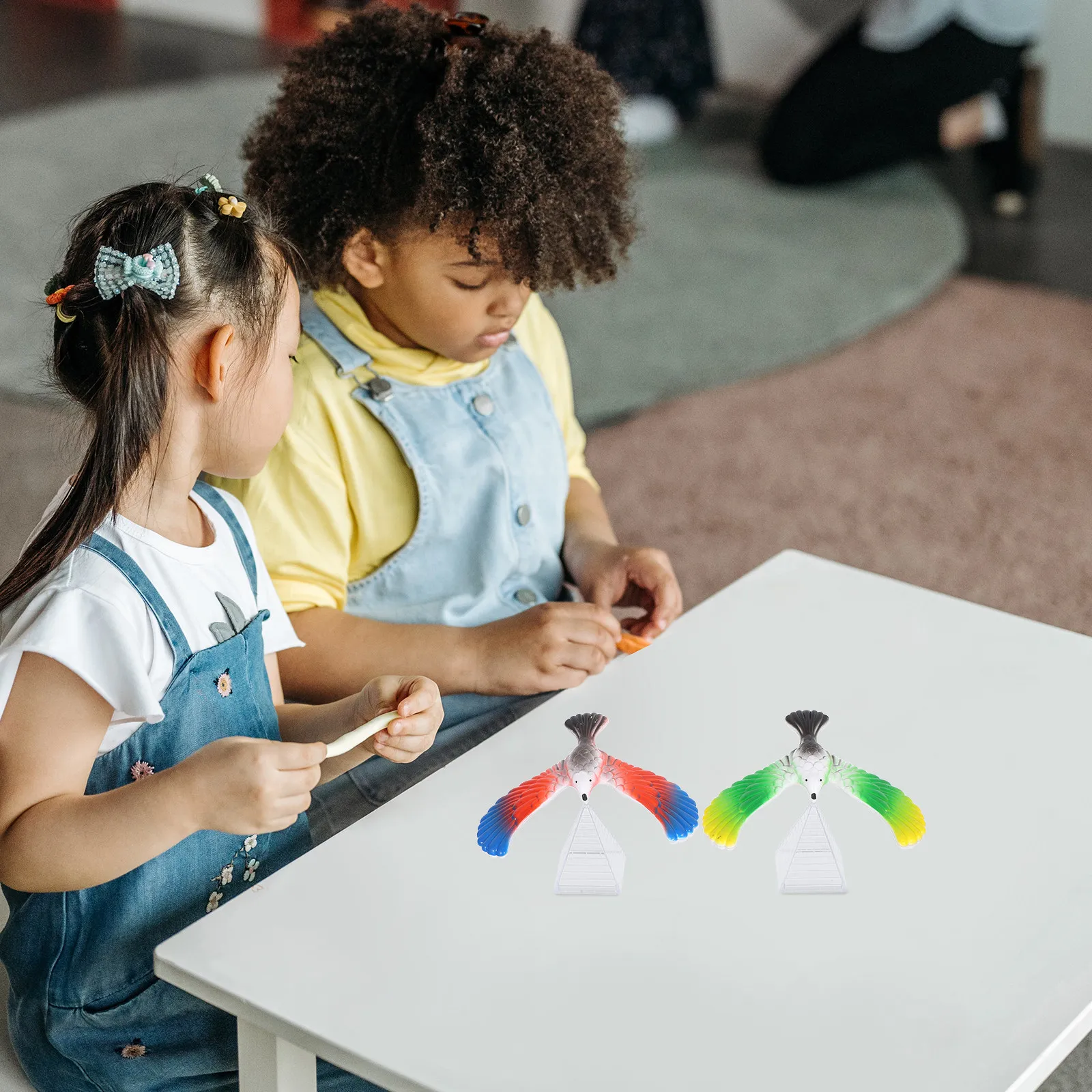 

Набор из 8 балансировочных игрушек «Орёл»: Ретро-игра для развития пространственного восприятия, координации рук и глаз, концентрации внимания и мелкой моторики