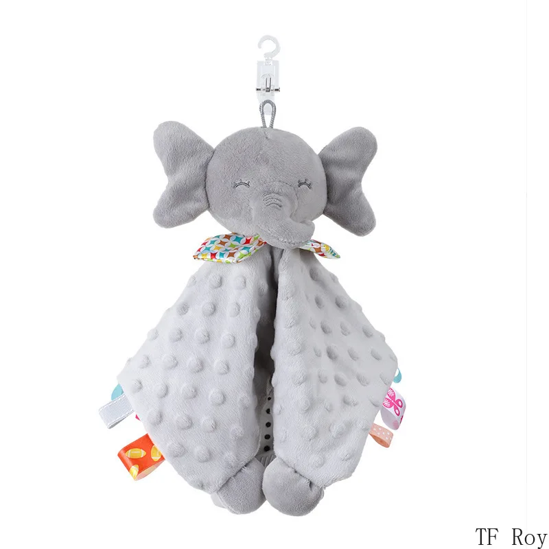 Soft Plush Newborn Baby Comforter Sleeping Dolls Animal Pacifier Towel Sleep Toy Soother Appease Towel Blanket Handkerchief