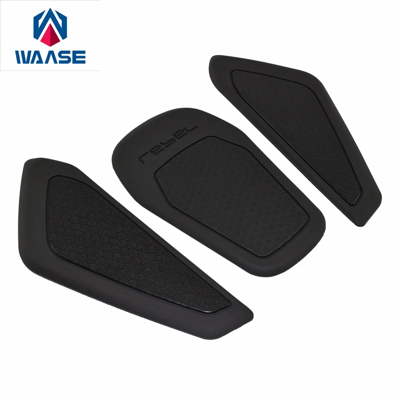 

WAASE Tank Pad Protector Sticker Decal Gas Knee Grip Traction Pad Side For Honda Rebel 1100 CMX1100 2021 2022 2023