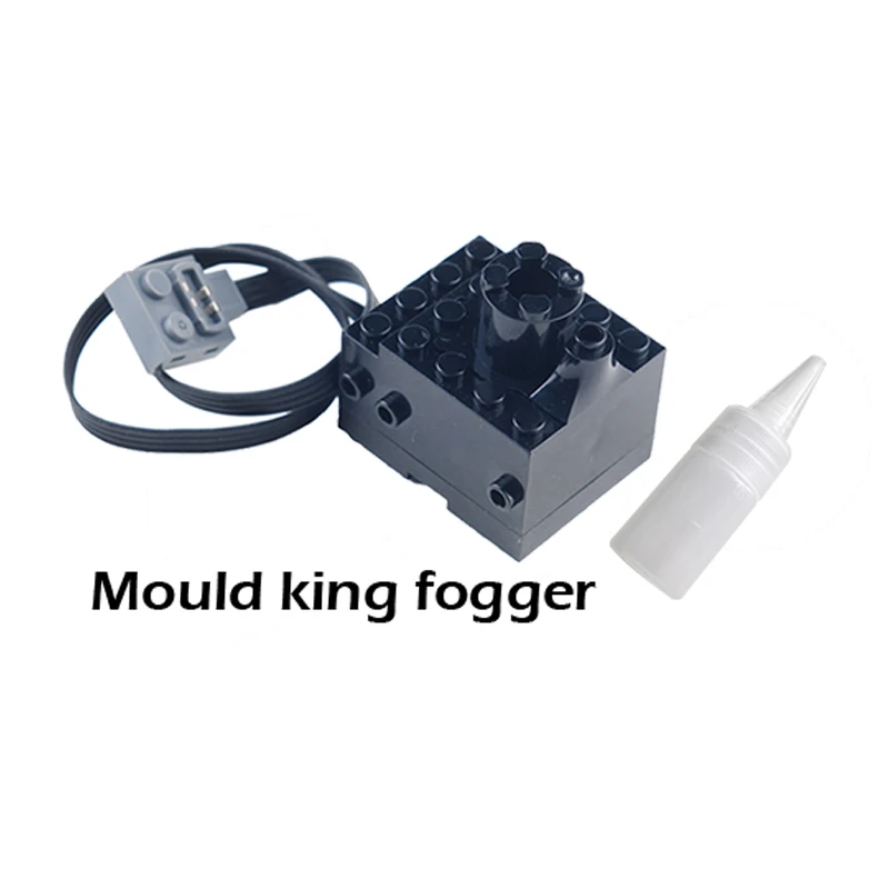 Technische spray rook Motor Sproeier Bakstenen Mold King Fogger voor Legoeds Bouwstenen MOC Trein Auto-onderdelen Motormodel