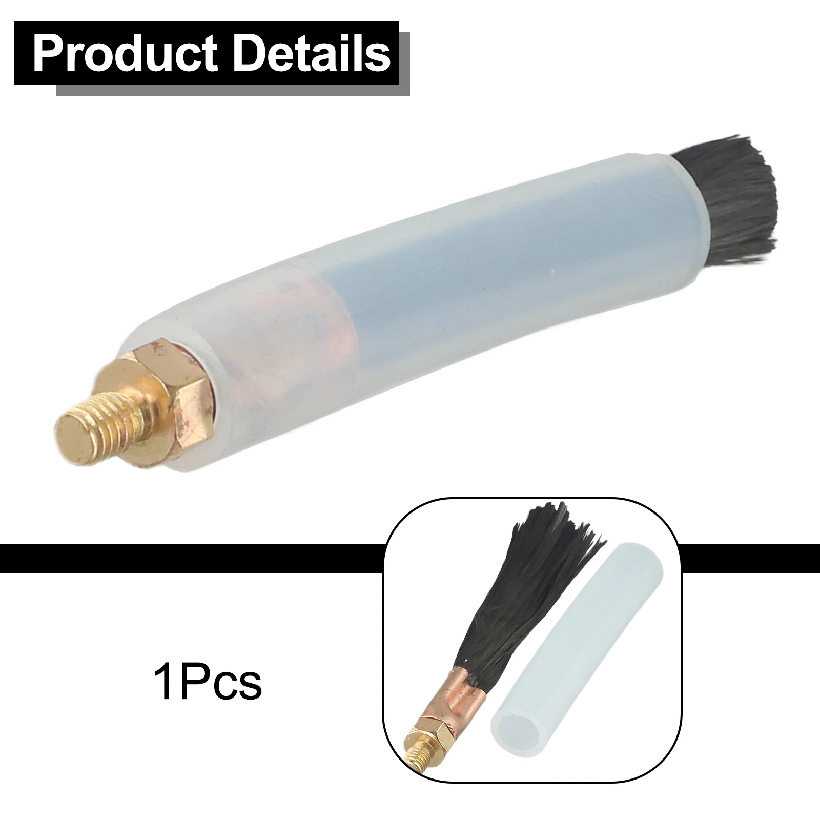 Acid Scrubbing Brush Weld Cleaning Brush High Temperature Resistant Compatible With MIG Welding Brush For Electrolytic Pickling