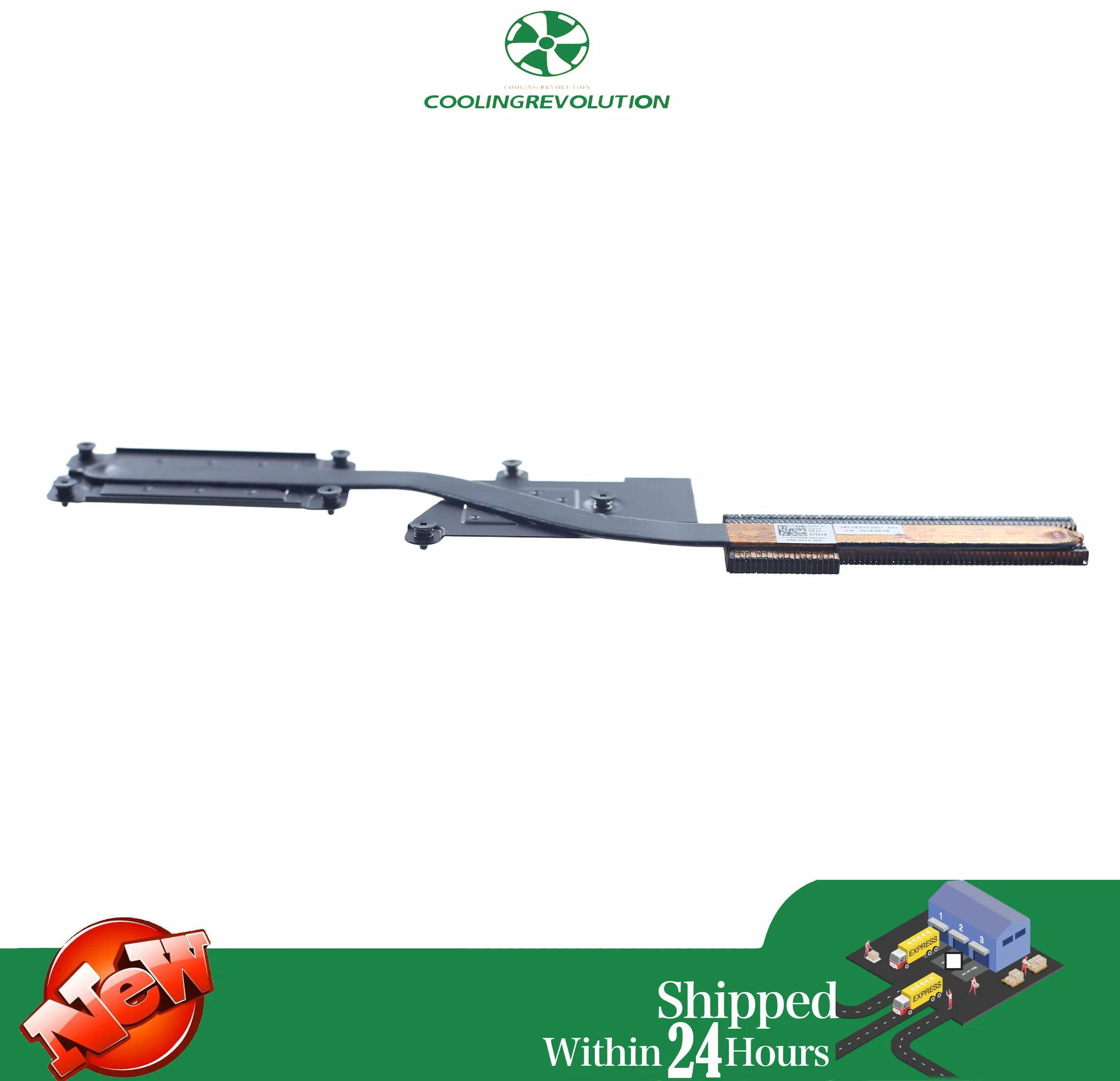 

Радиатор ЦП для ноутбука Dell Inspiron 15 7586 2 в 1 P76F 0JT0X8 JT0X8