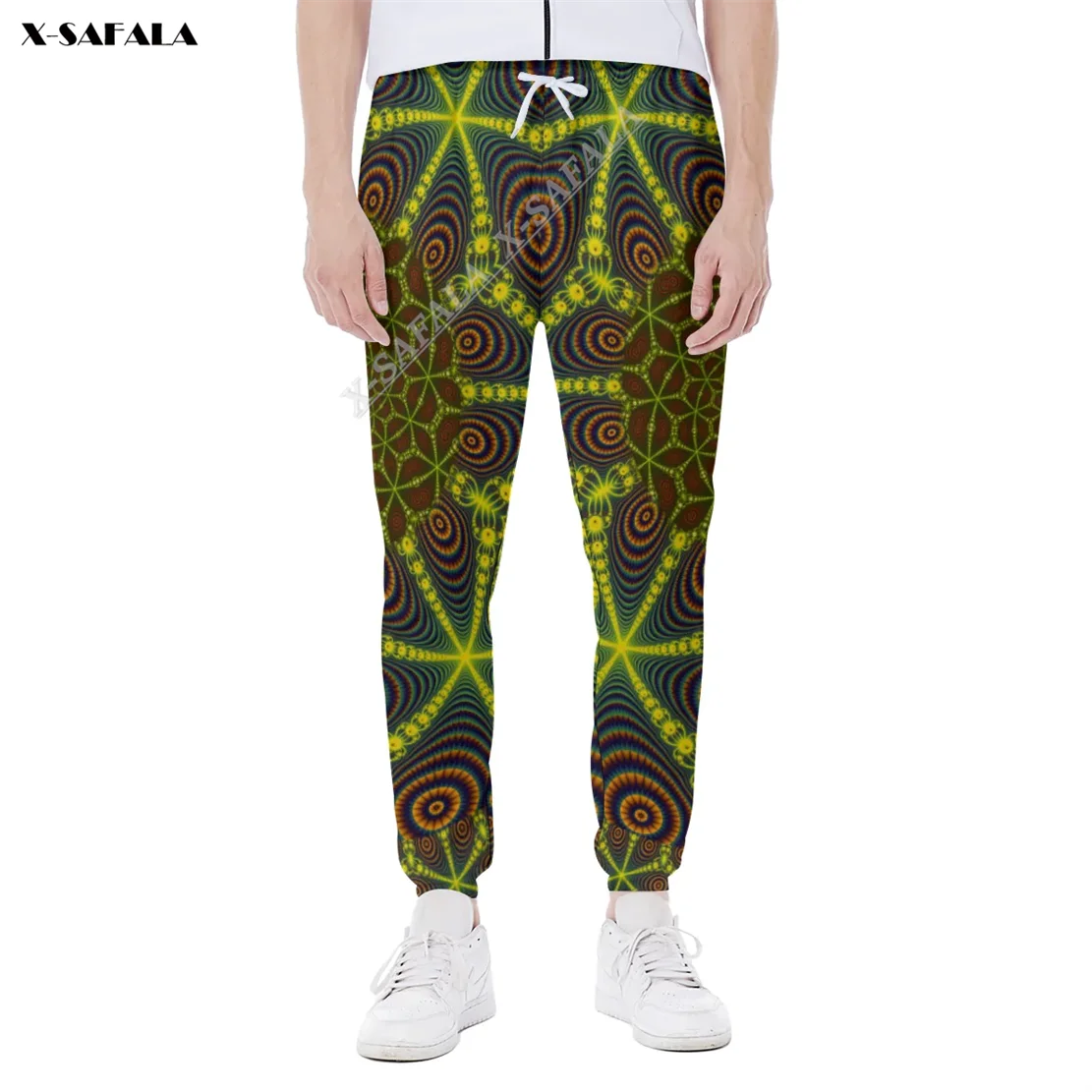 

Trippy Shamanic Mescal Mandala 3D All Print Trousers Men Sweatpants Casual Long Joggers Streetwear Autumn Loose Sports Pants