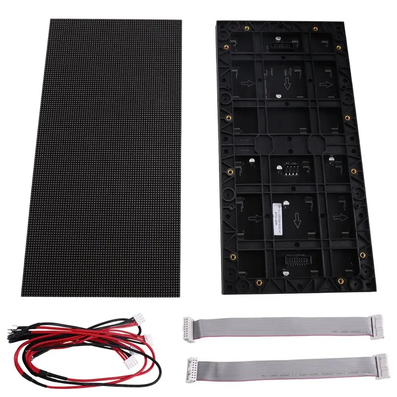 B50B-2Pcs Indoor P2.5 Full Color LED Display Module HUB75 P2.5 LED Screen Panel 320X160mm 128X64 Pixels P2.5 LED Panel Matrix