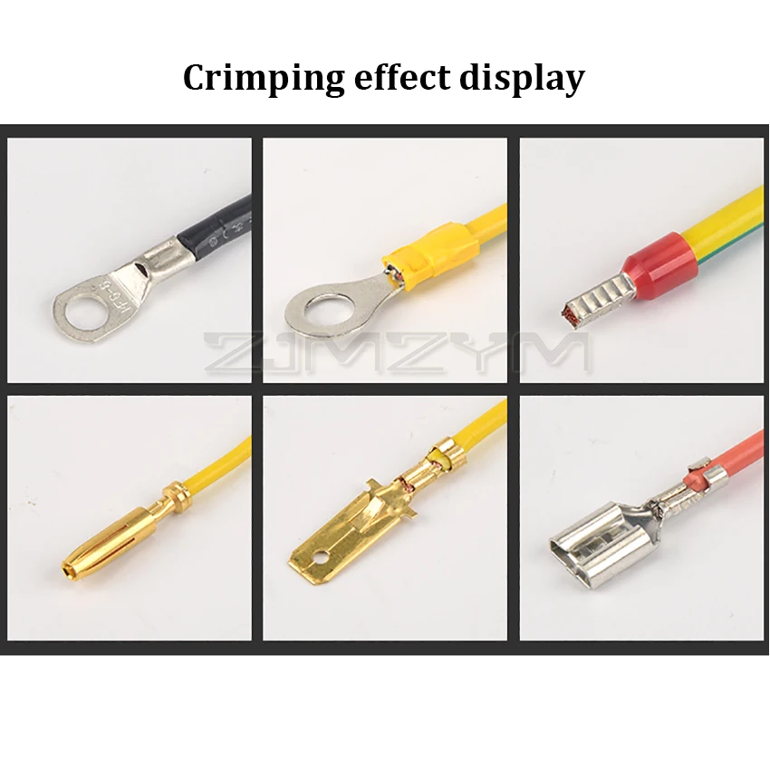 Imagem -02 - Ferramenta de Crimpagem Pneumática Multifuncional Am10 Crimper Alicate de Crimpagem Terminal Máquina para Muitos Tipos de Terminais