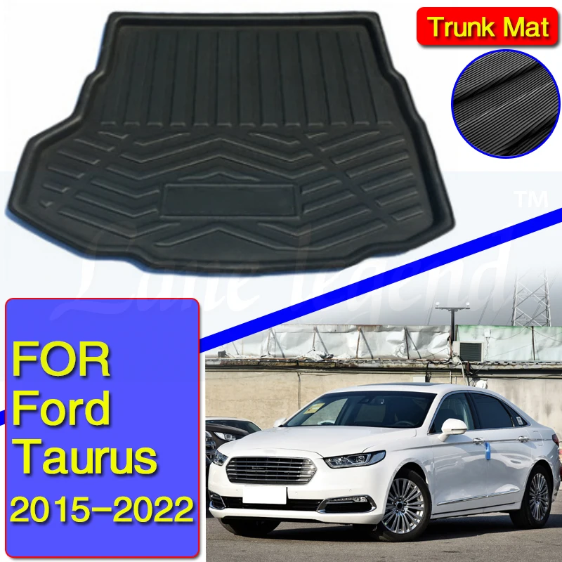 Car Boot Liner For Ford Taurus 2015 2016 2017 2018 2019 2020 2021 2022 Cargo Rear Trunk Mat Luggage FLoor Carpet Tray Waterproof