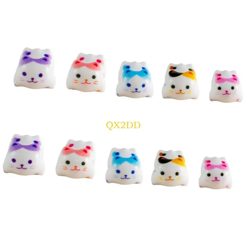 

QX2D креативные бусины Maneki Neko для уникального дизайна ювелирных изделий, браслеты ручной работы, серьги, подвески, проекты