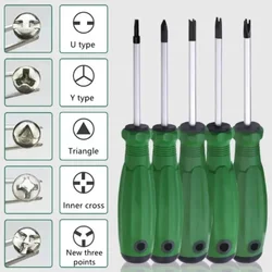 5PCS Special-shaped Screwdrivers Magnetic Precision Hand Tools U Y/Inner Cross Triangle 3 Points Screw Drivers Tools