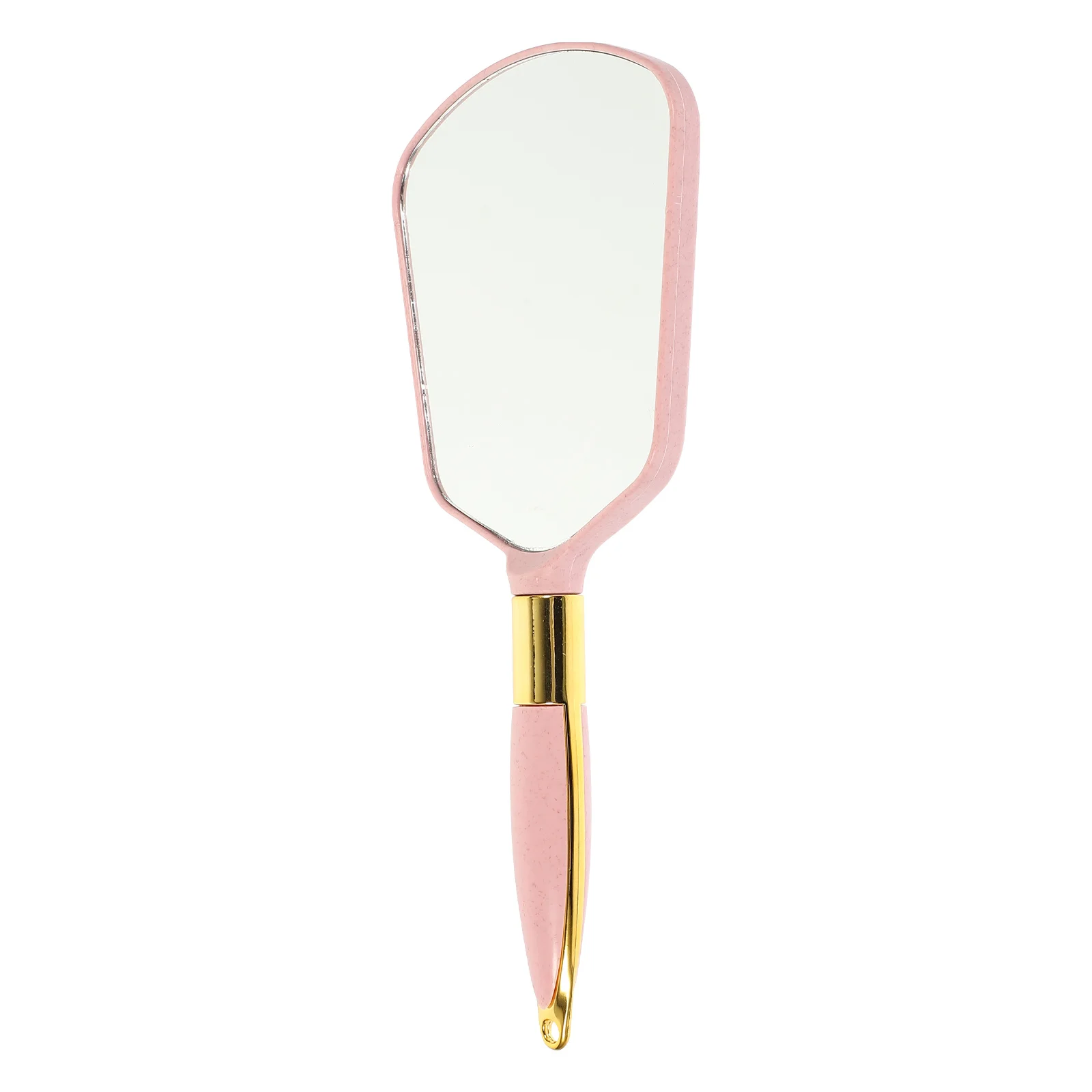 กระจกแต่งหน้าพลาสติกแบบใช้มือถือ ทนทาน ทำจากพลาสติก ABS คุณภาพสูง ผิวกระจกใสคมชัด ด้ามจับตามหลักสรีรศาสตร์ กระจกพกพาสำหรับผู้หญิง