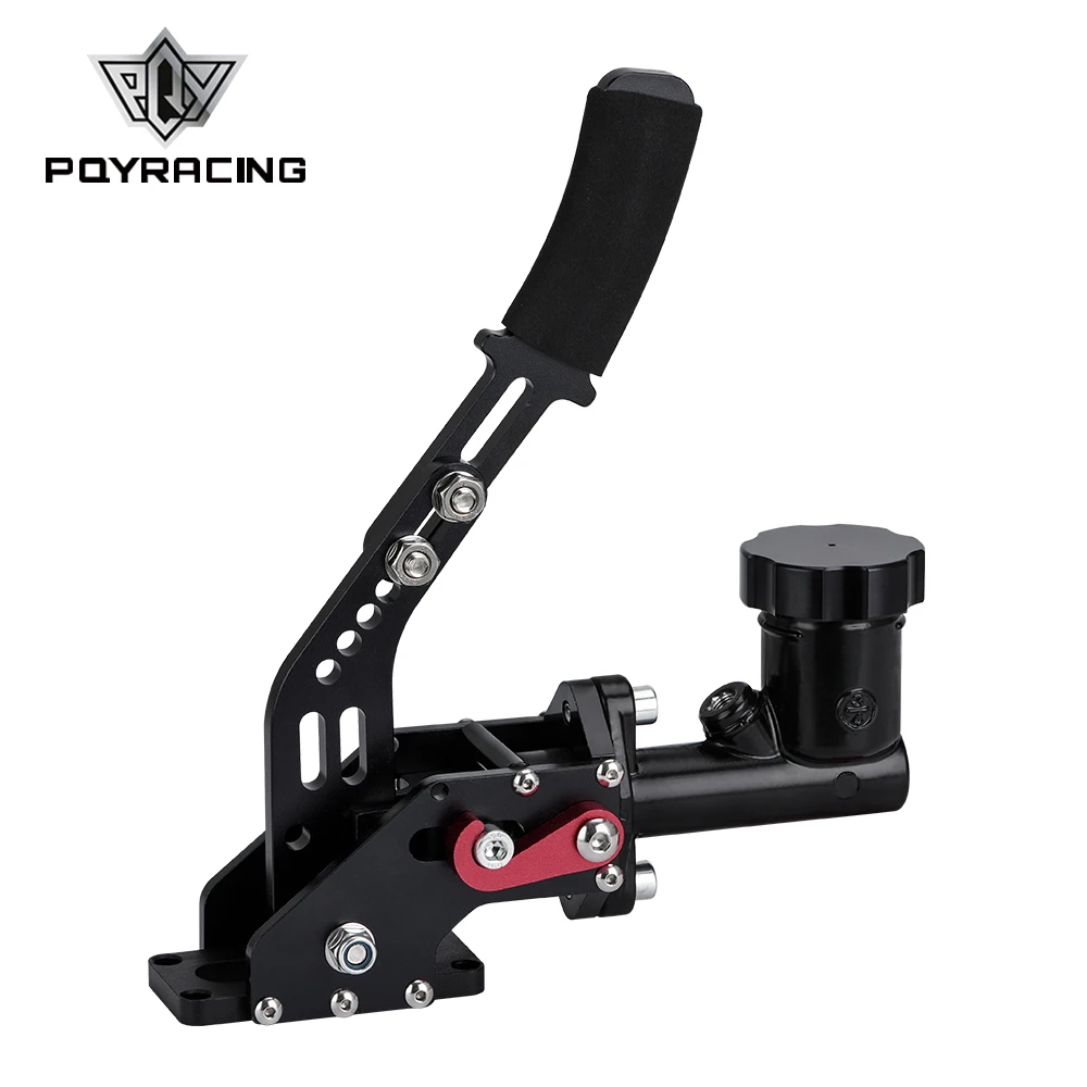 Black Hydraulic Racing Hand E Brake Drift Rally Handbrake Aluminium Lever Oil Tank Cylinder 0.75Bar PQY-HB04