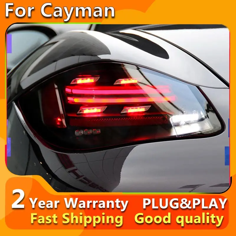 

Car LED Taillights For Porsche Cayman 987.2 2009-2012 DRL Rear Dynamic Turn Signal Brake Reverse Fog Light 987 Boxster Tail Lamp