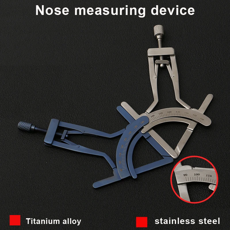 Искусственный инструмент из нержавеющей стали, измерительный прибор для носа, устройство для измерения высоты носоупора маленького дома