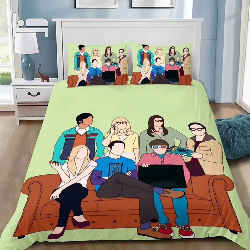 Duvet Cover 3D The Big Bang Theory Exquisite Cosplay Digital Printing Bedding Set Comforter Bed Youth Home Decor Girls Boys Gift
