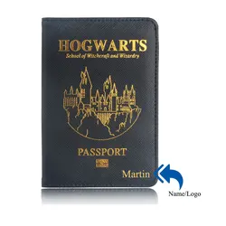 Couverture de Passeport de Voyage Personnalisée en Cuir PU, Portefeuille, Sac à Main, Étui, Cartes de Crédit d'Identité, Accessoires