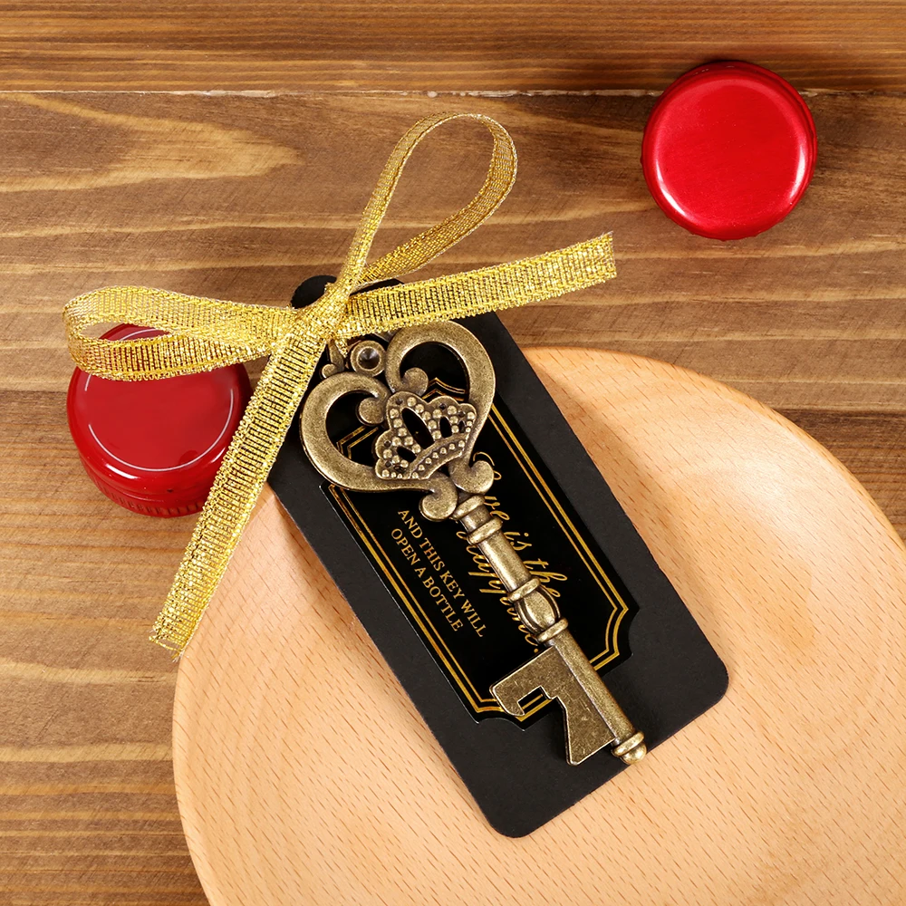 Key Bottle Openers Vintage Skeleton Key Bottle Opener Wedding Favors Key Bottle Opener Rustic Decoration Kitchen Accessories