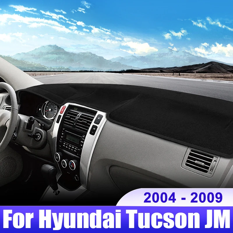 

For Hyundai Tucson JM 2004 2005 2006 2007 2008 2009 Car Dashboard Cover Dash Mat Sun Shade Non-slip Pad Interior Accessories